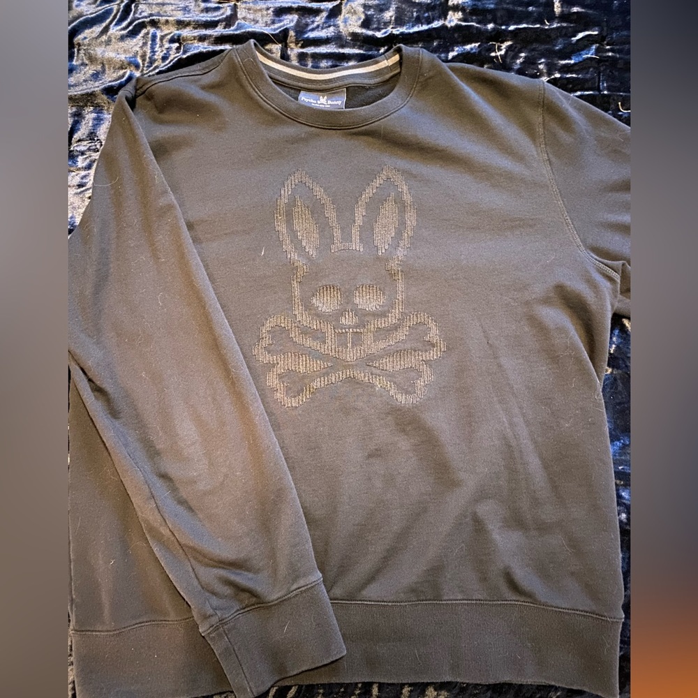 Black Psycho Bunny Crewneck size XL